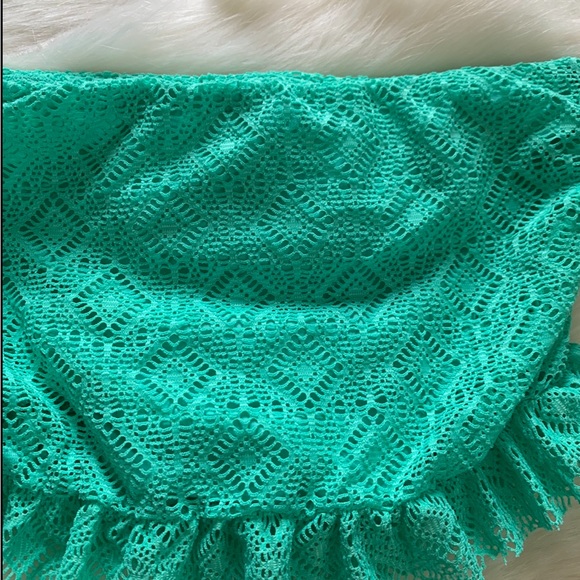 Mossimo Women’s Two Piece Bright Mint Green Bathing Suit - Picture 11 of 11